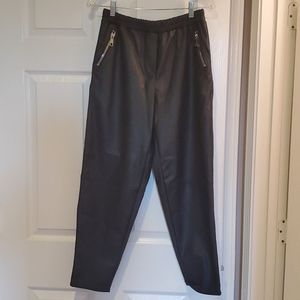 Asos faux leather joggers